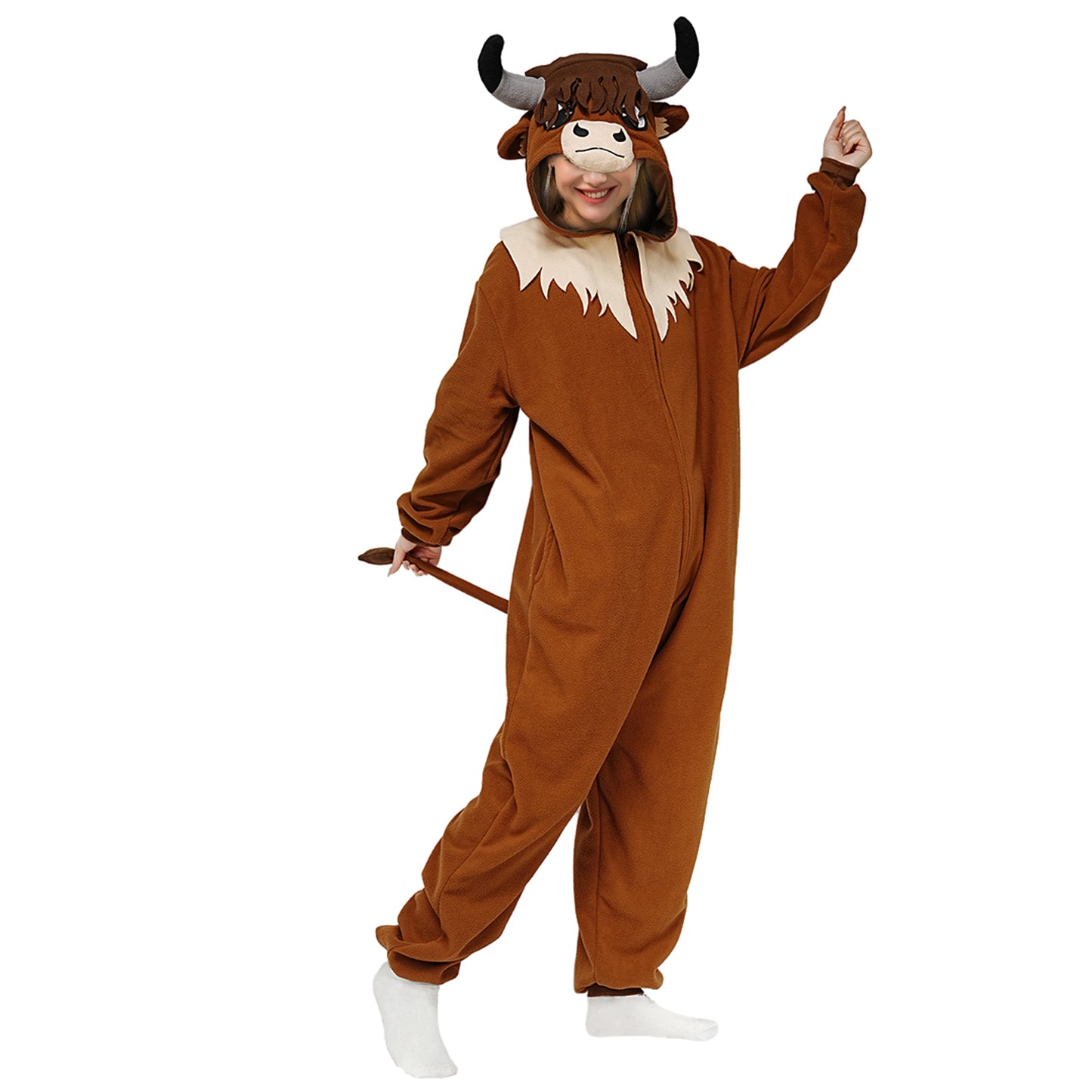 Highland Cow Costume Pajamas - vavalad