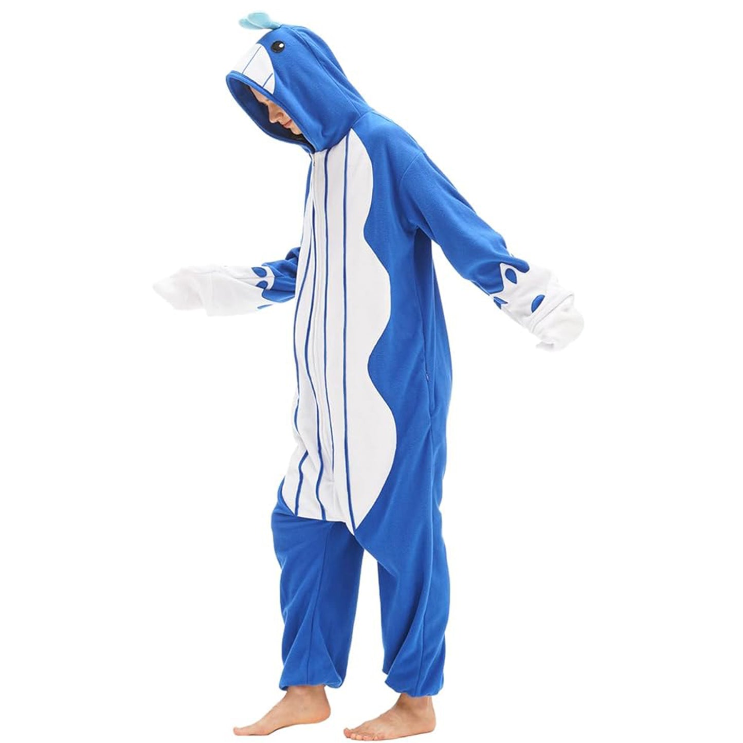 Blue Whale Onesie pajamas - vavalad