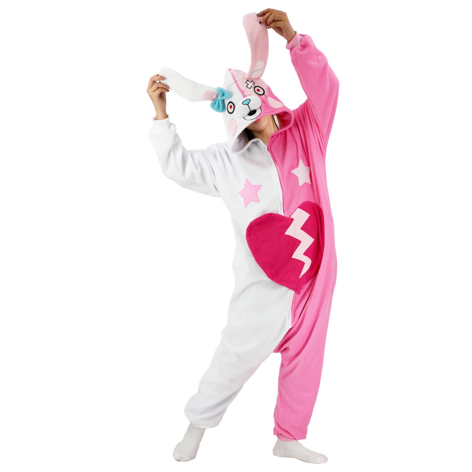 White&Pink Rabbit  Costume - vavalad