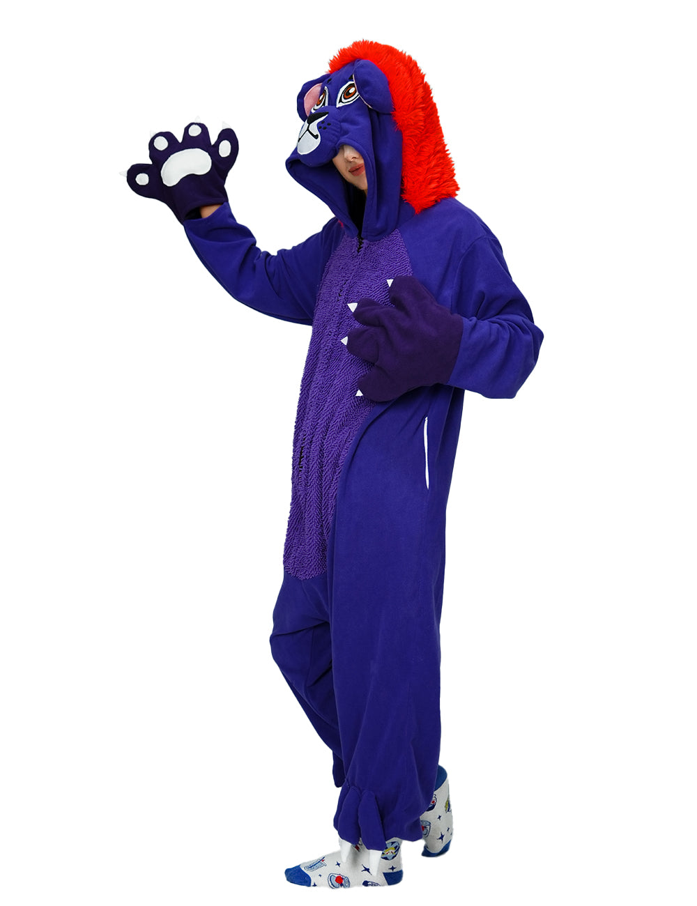 Purple Lion Onesie Pajamas