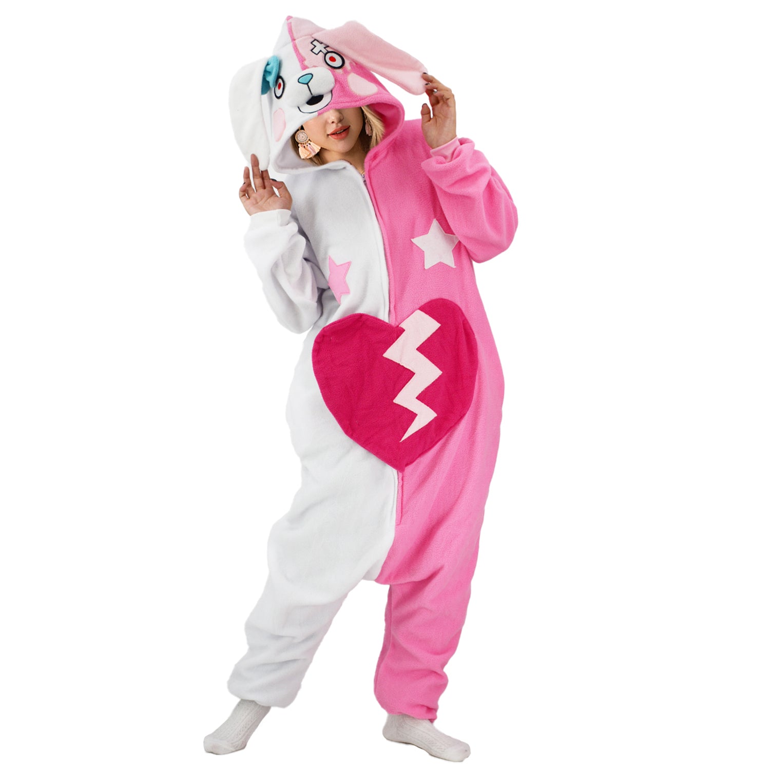 White&Pink Rabbit  Costume - vavalad