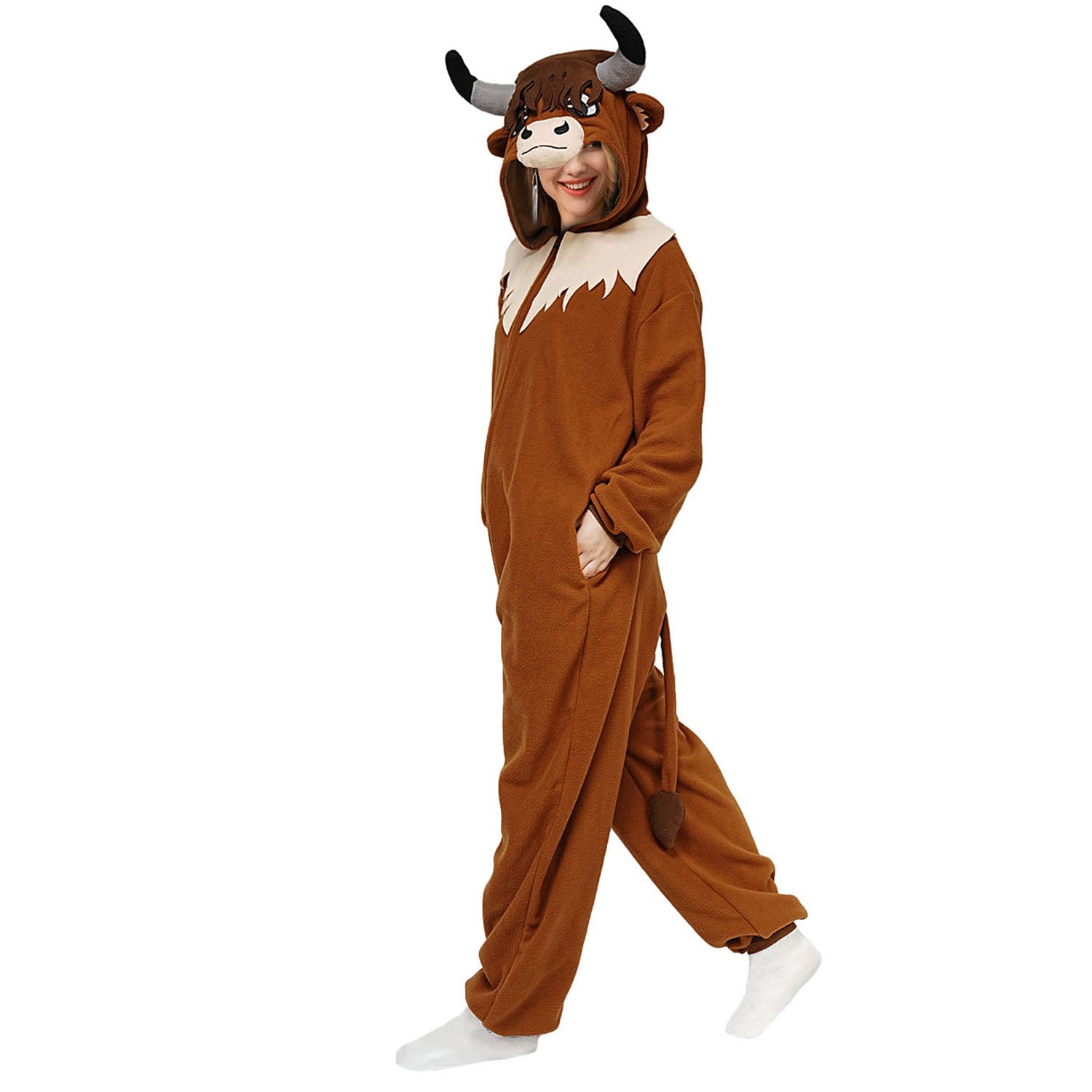 Highland Cow Costume Pajamas - vavalad