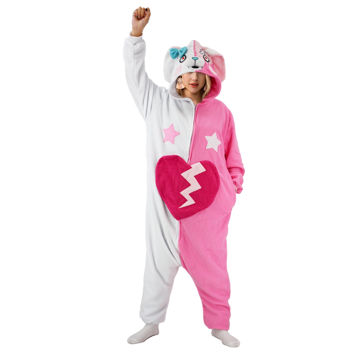 White&Pink Rabbit  Costume - vavalad