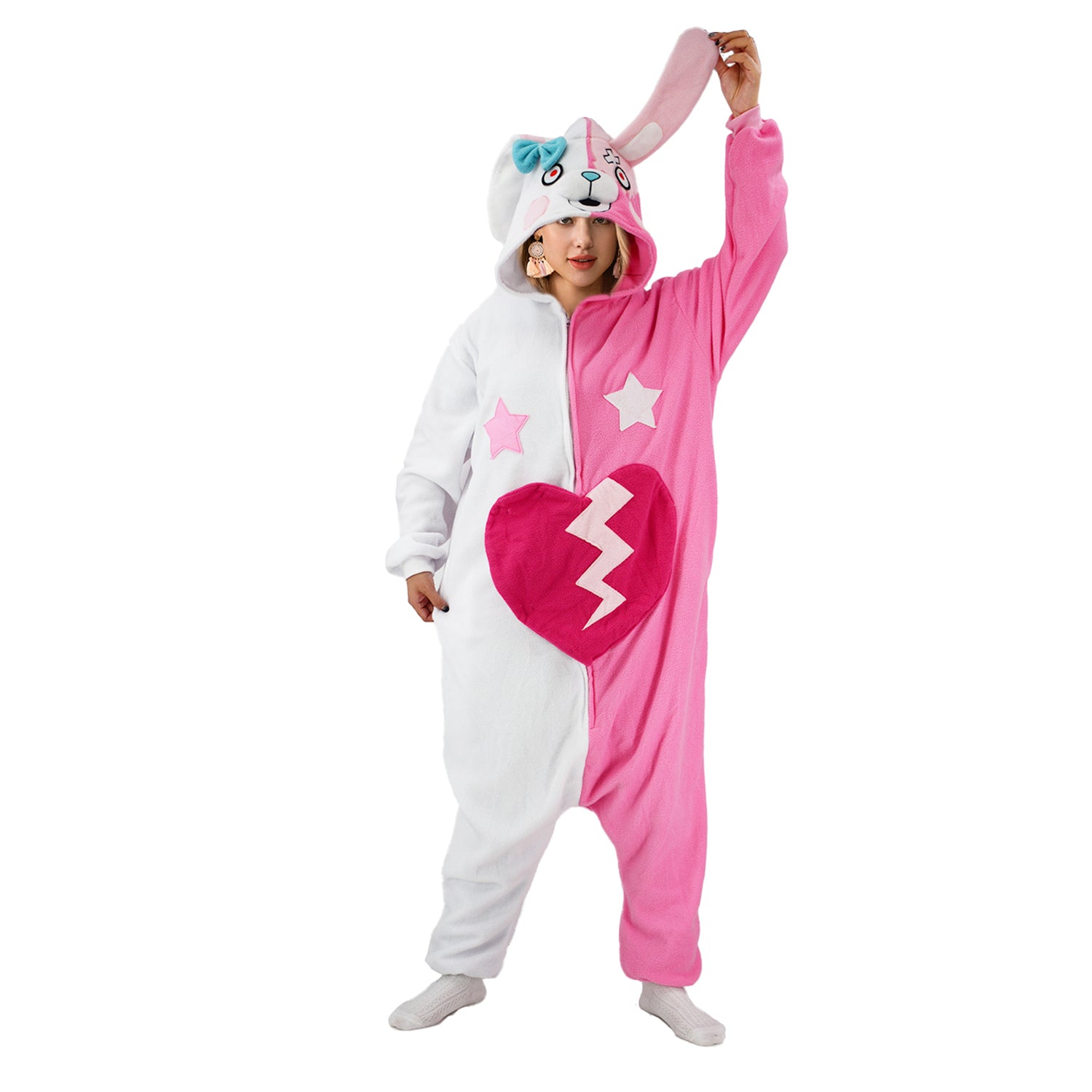 White&Pink Rabbit  Costume - vavalad