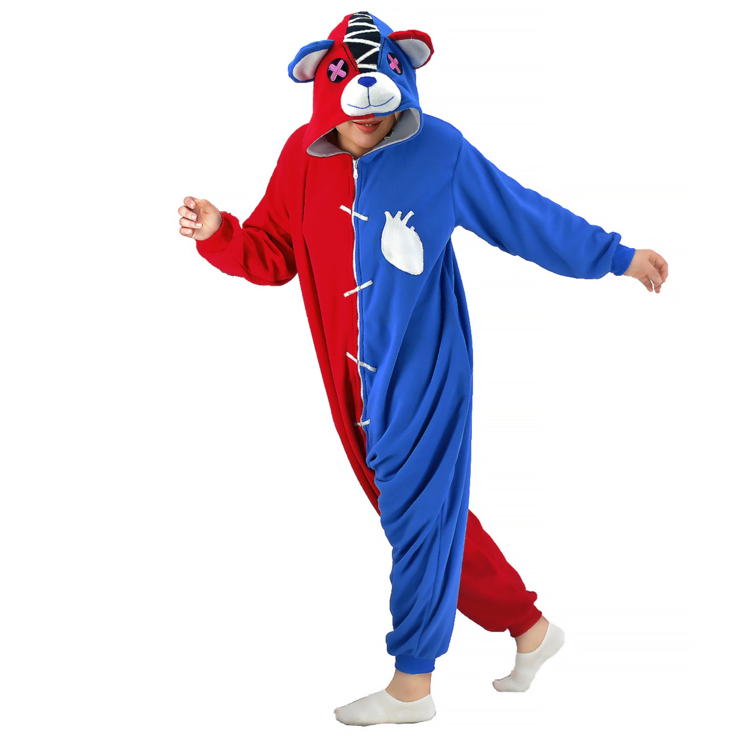 Red and Blue Bears Onesie pajamas - vavalad