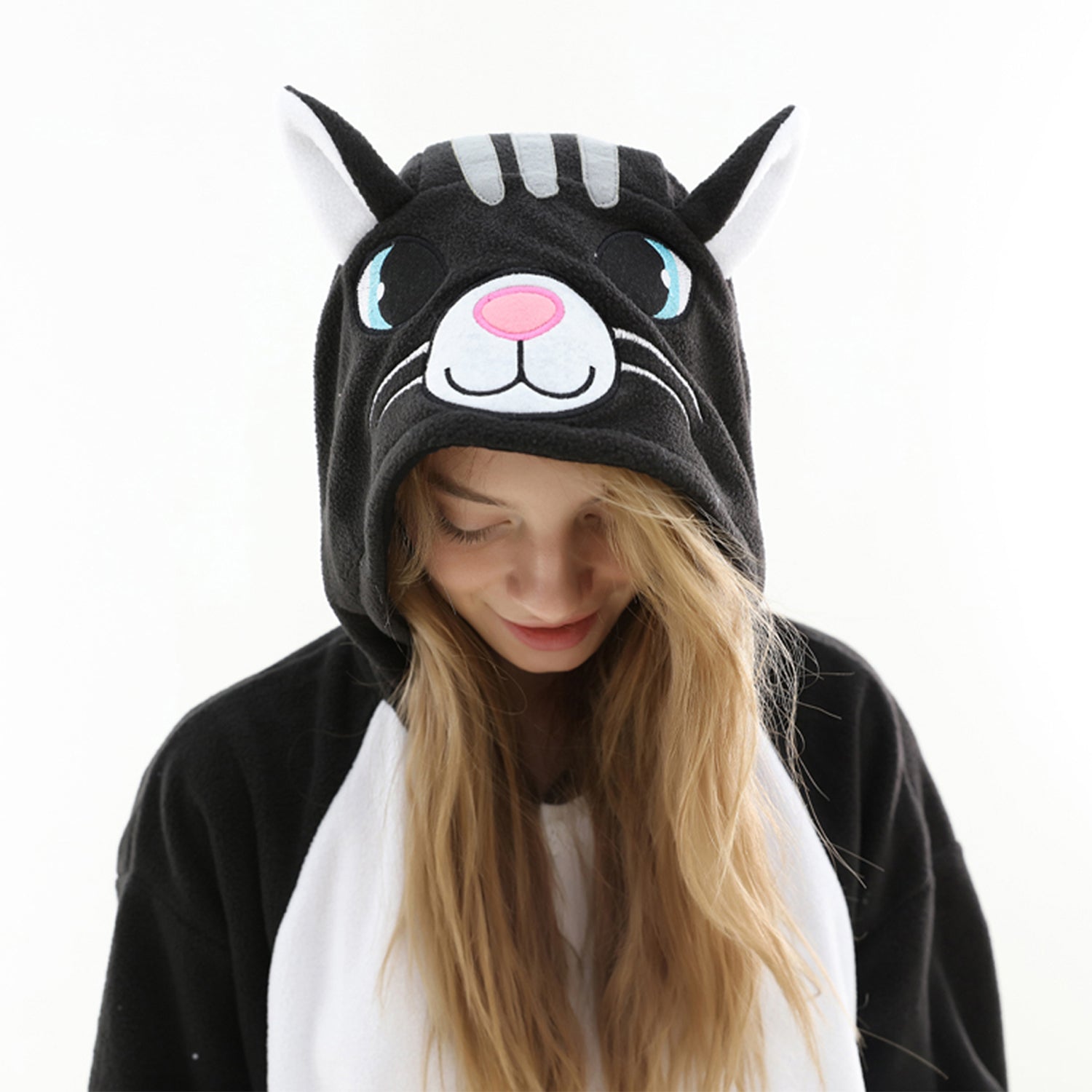 Black Cat Onesie pajamas - vavalad