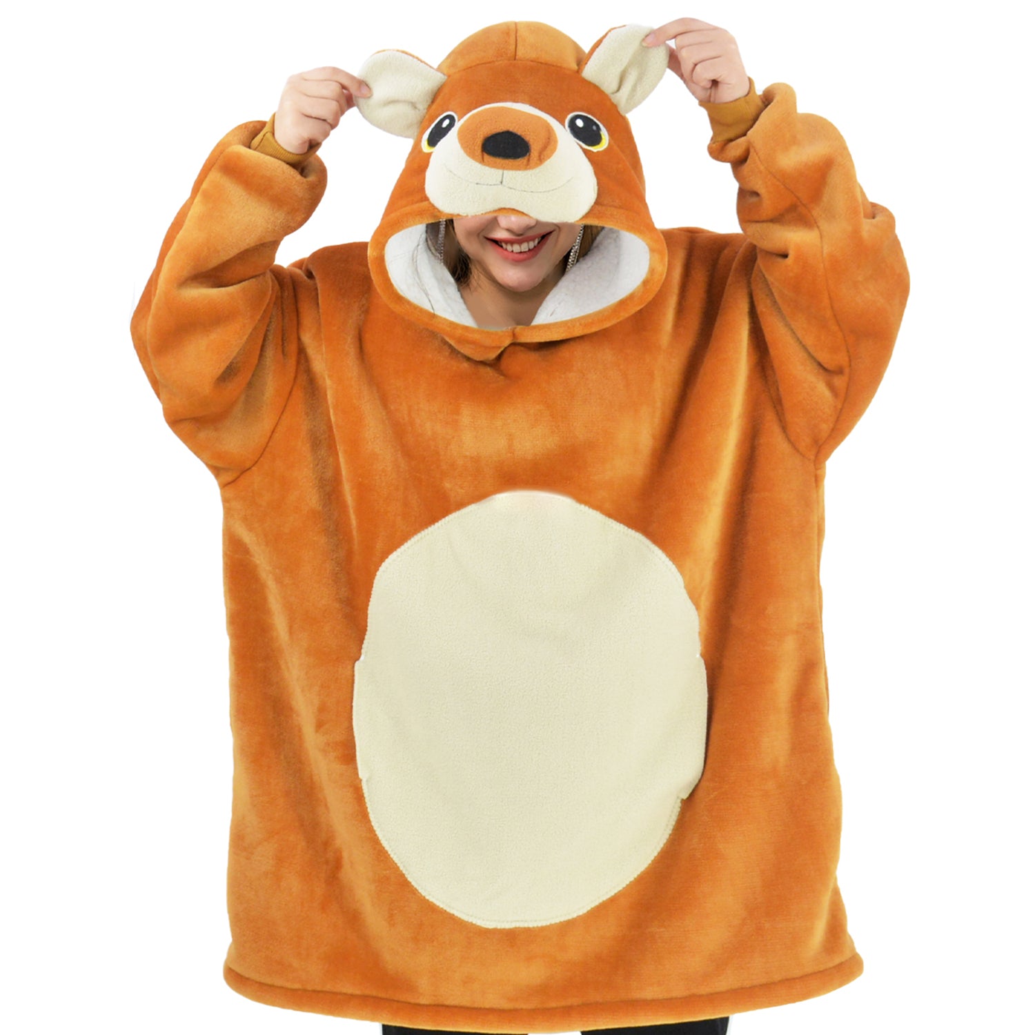 Bear Wearable Blanket Oversized - vavalad