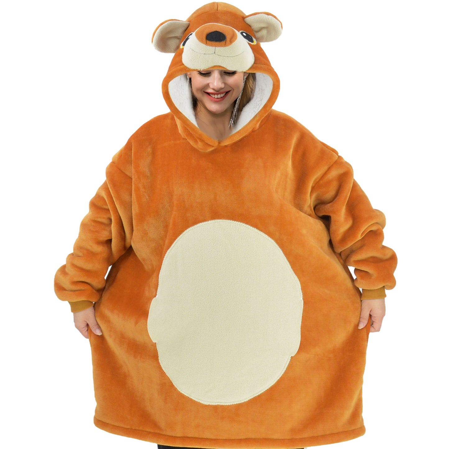 Bear Wearable Blanket Oversized - vavalad