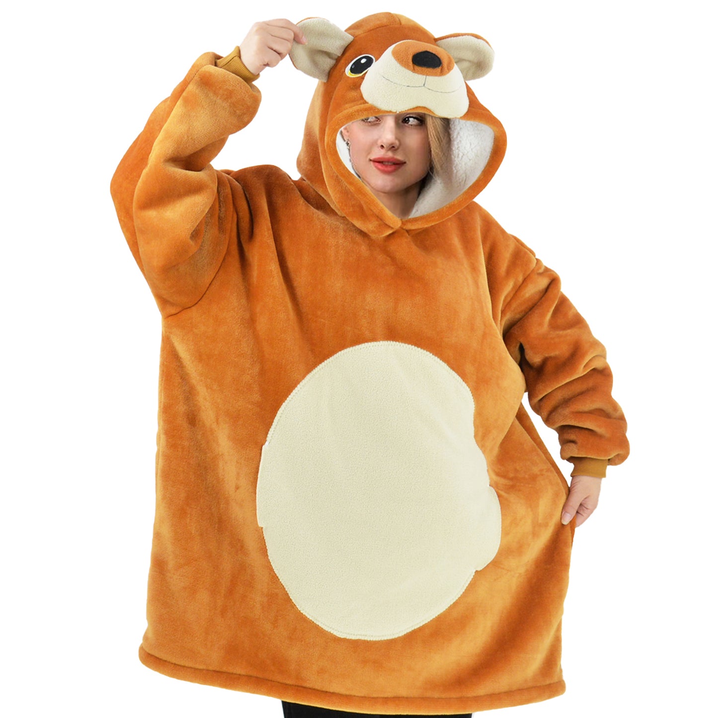 Bear Wearable Blanket Oversized - vavalad