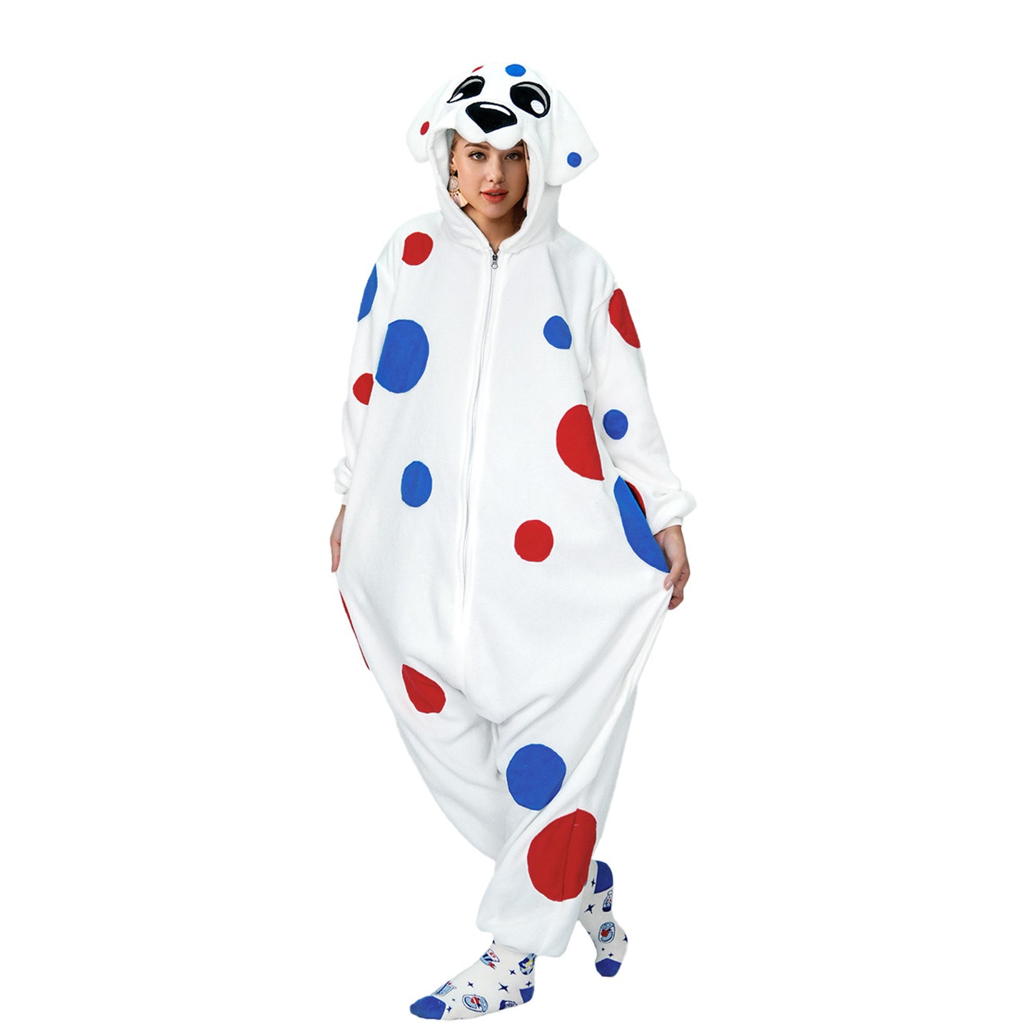 Adult Dalmatian Onesie Pajamas