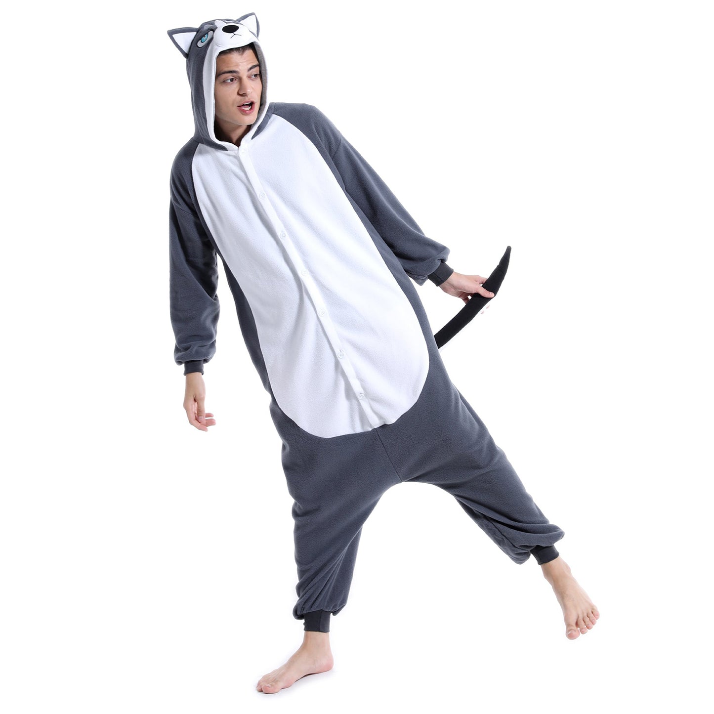 Siberian Husky Onesie Pajamas