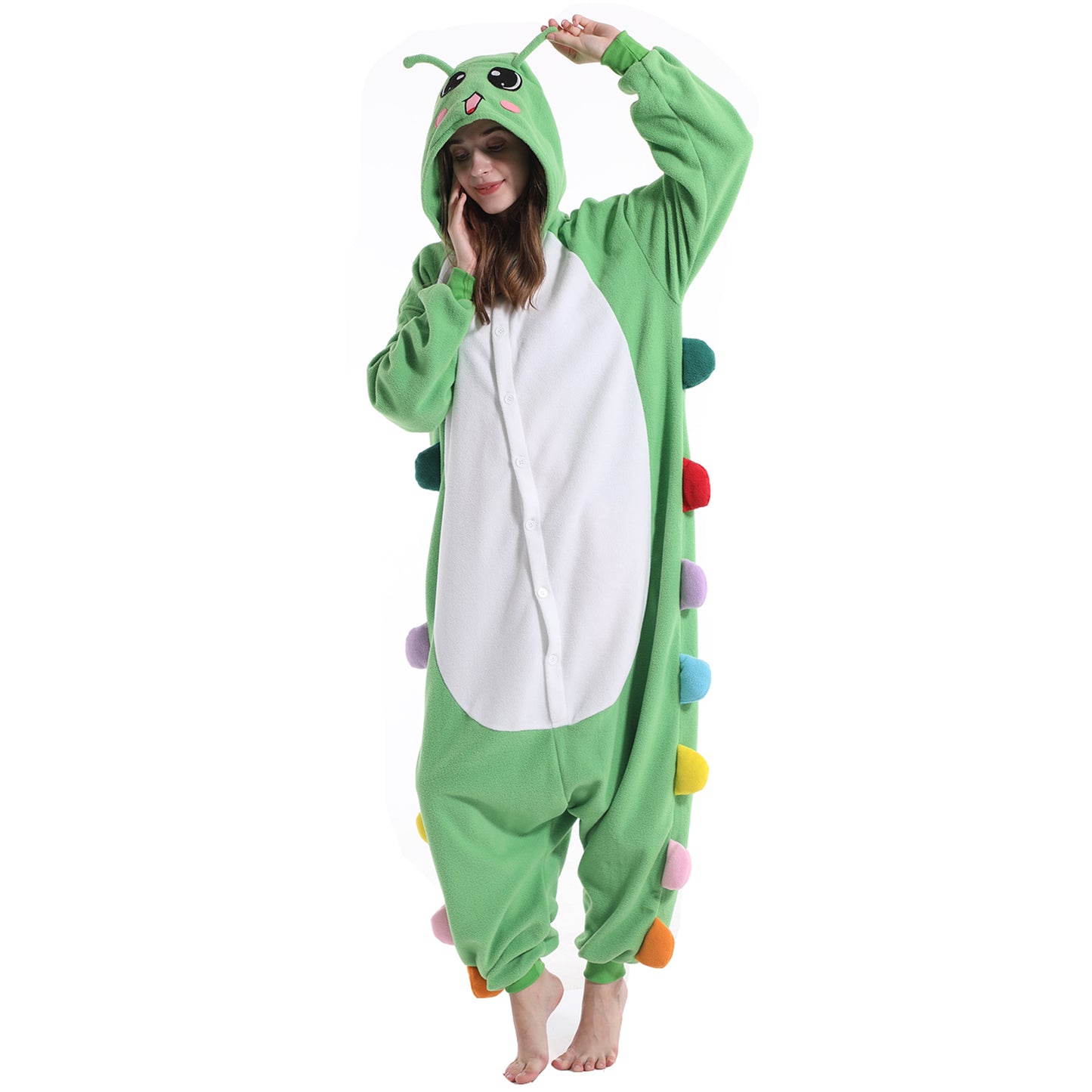 Adult Caterpillar Onesie pajamas - vavalad