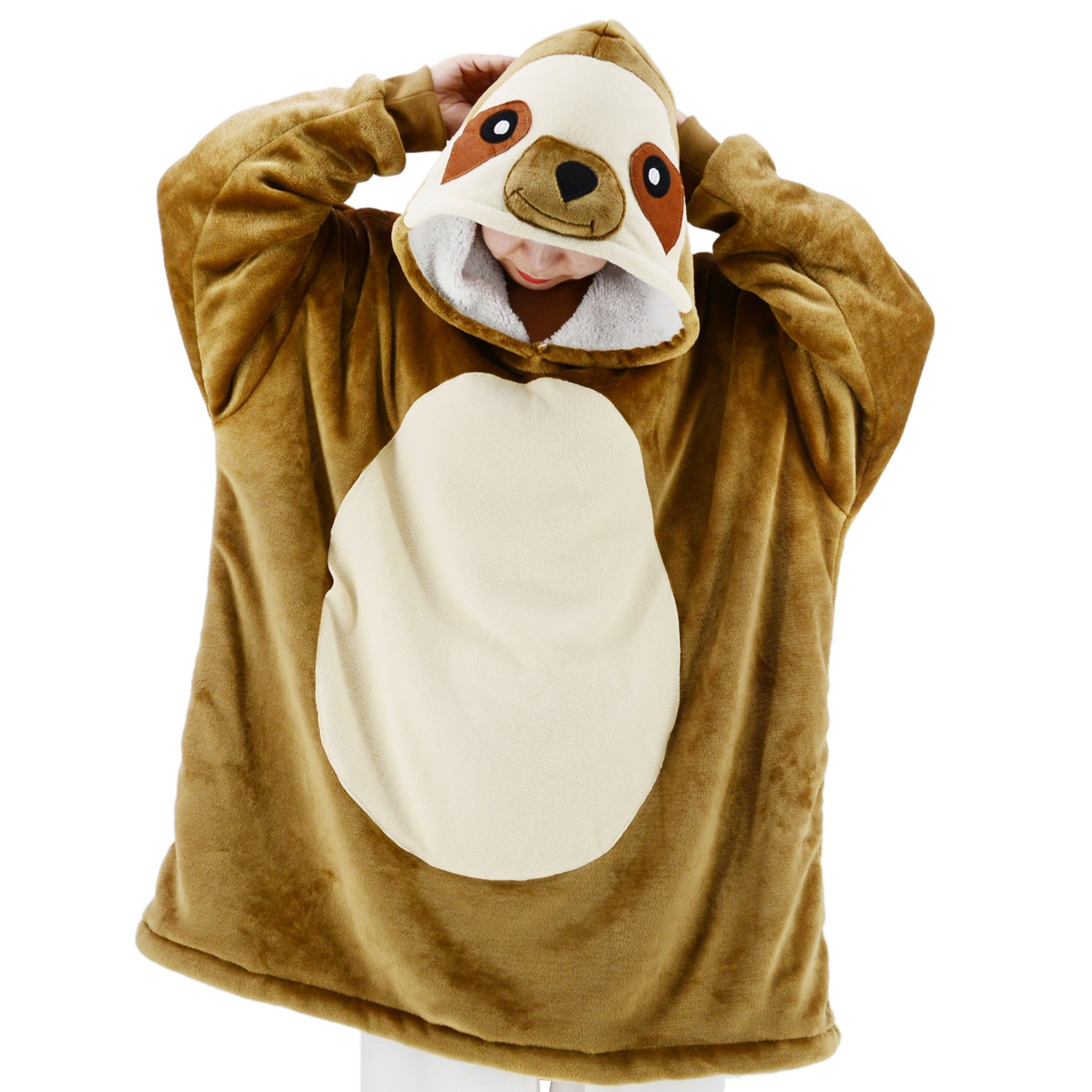 Sloth Wearable Blanket Oversized - vavalad