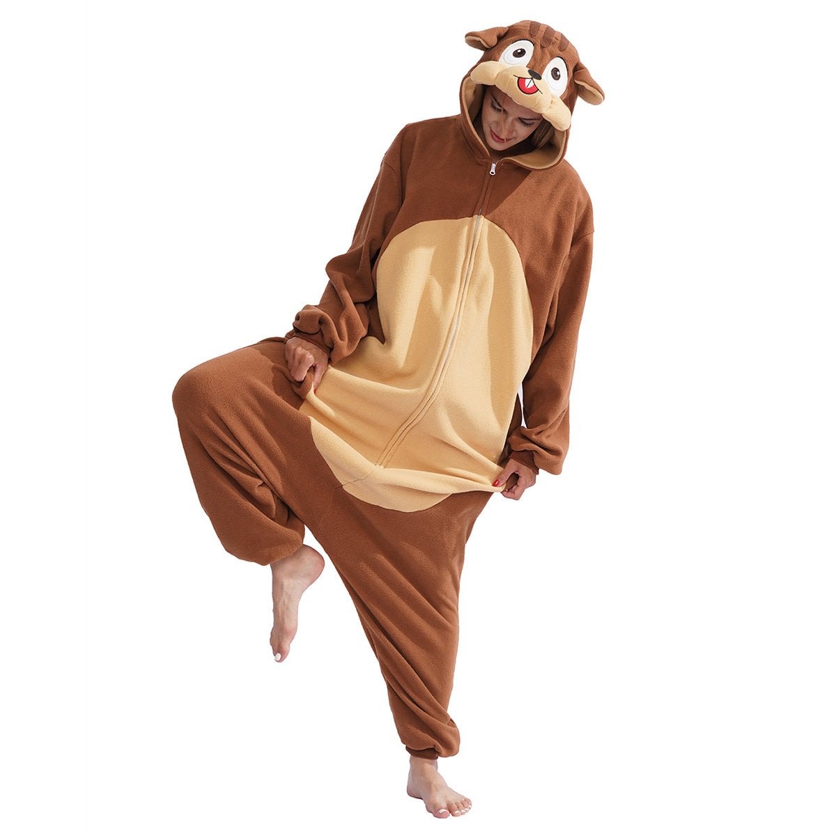 Squirrel Onesie Costume Pajamas