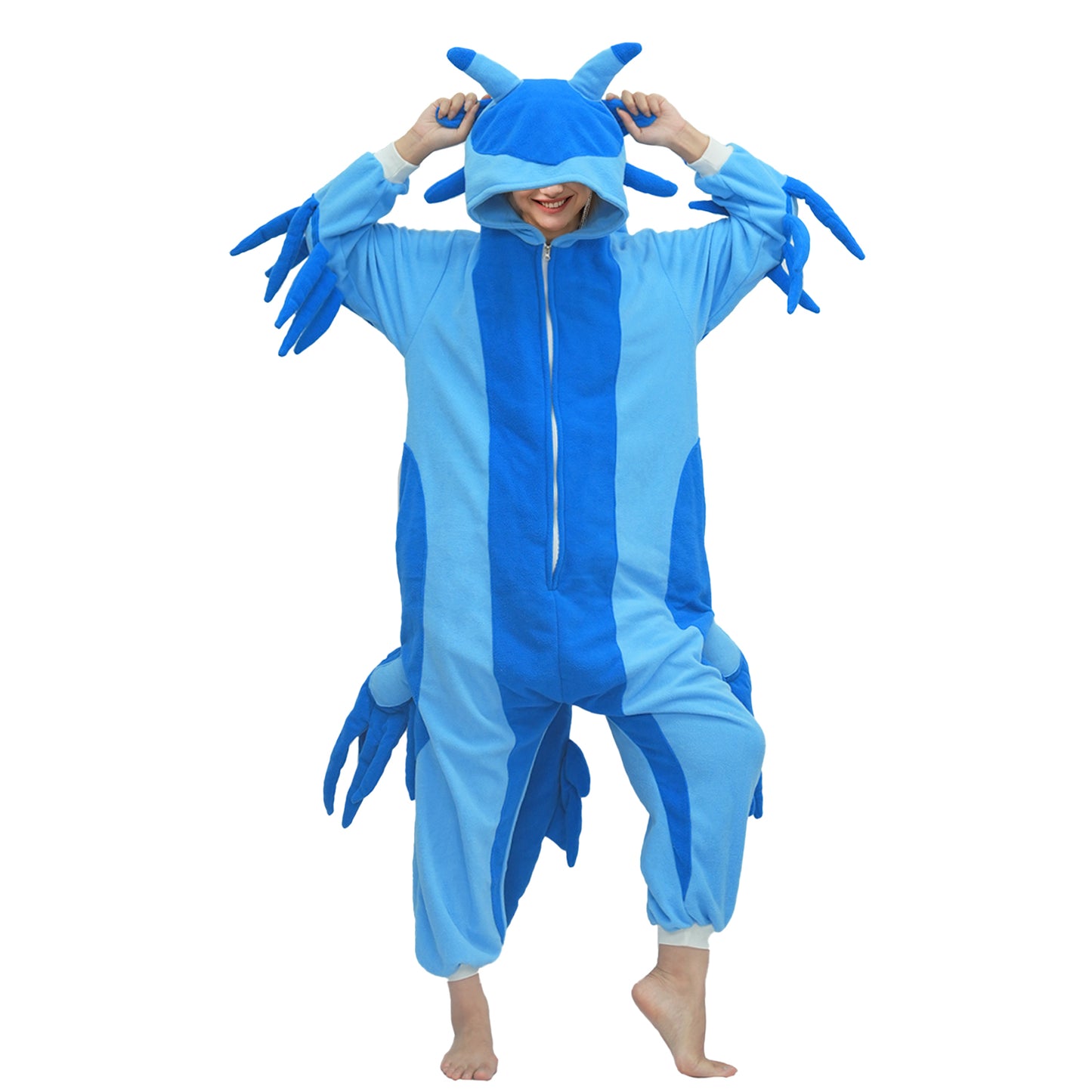 Blue Sea Slug Onesie Pajamas