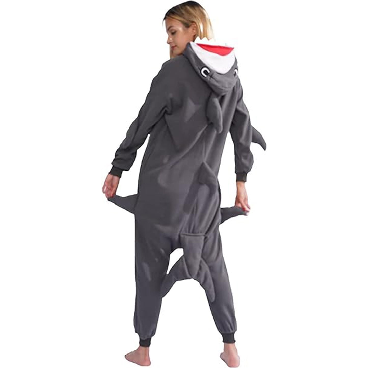 New Grey Shark Onesie pajamas - vavalad