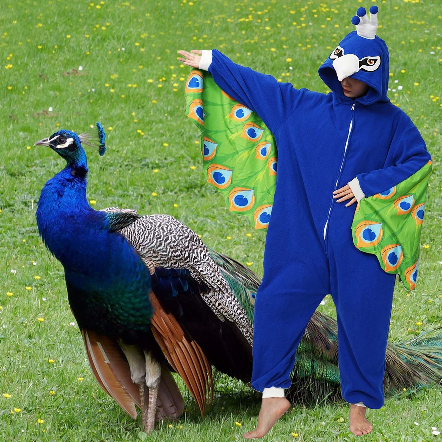 Peacock Onesie Pajamas