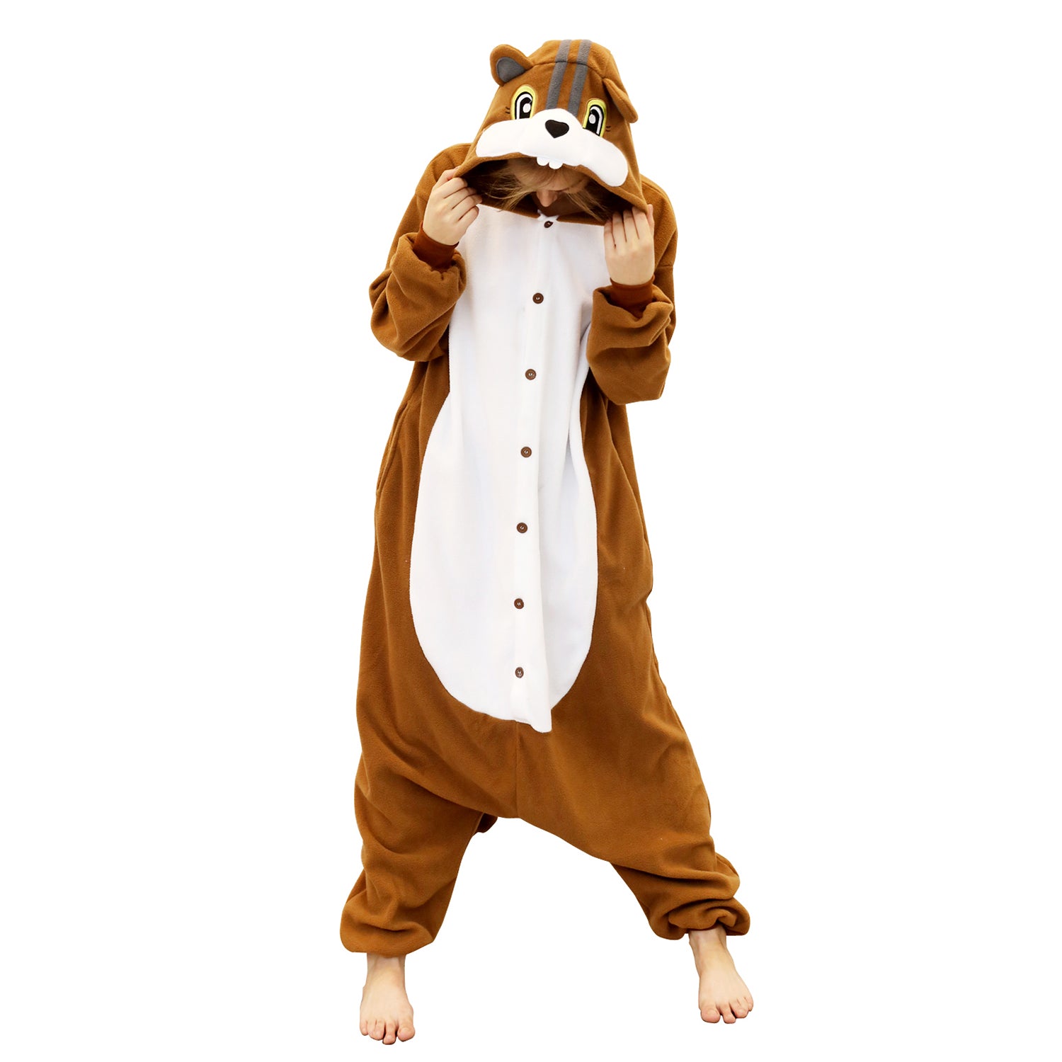 Chipmunk Costume Pajamas - vavalad