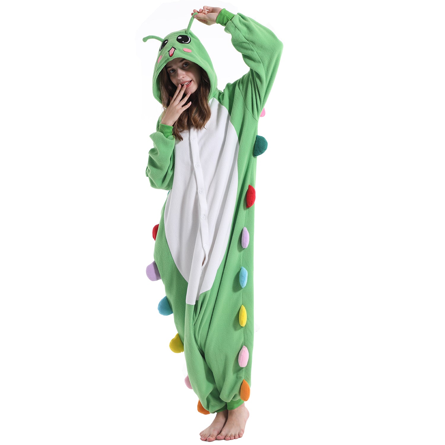 Adult Caterpillar Onesie pajamas - vavalad