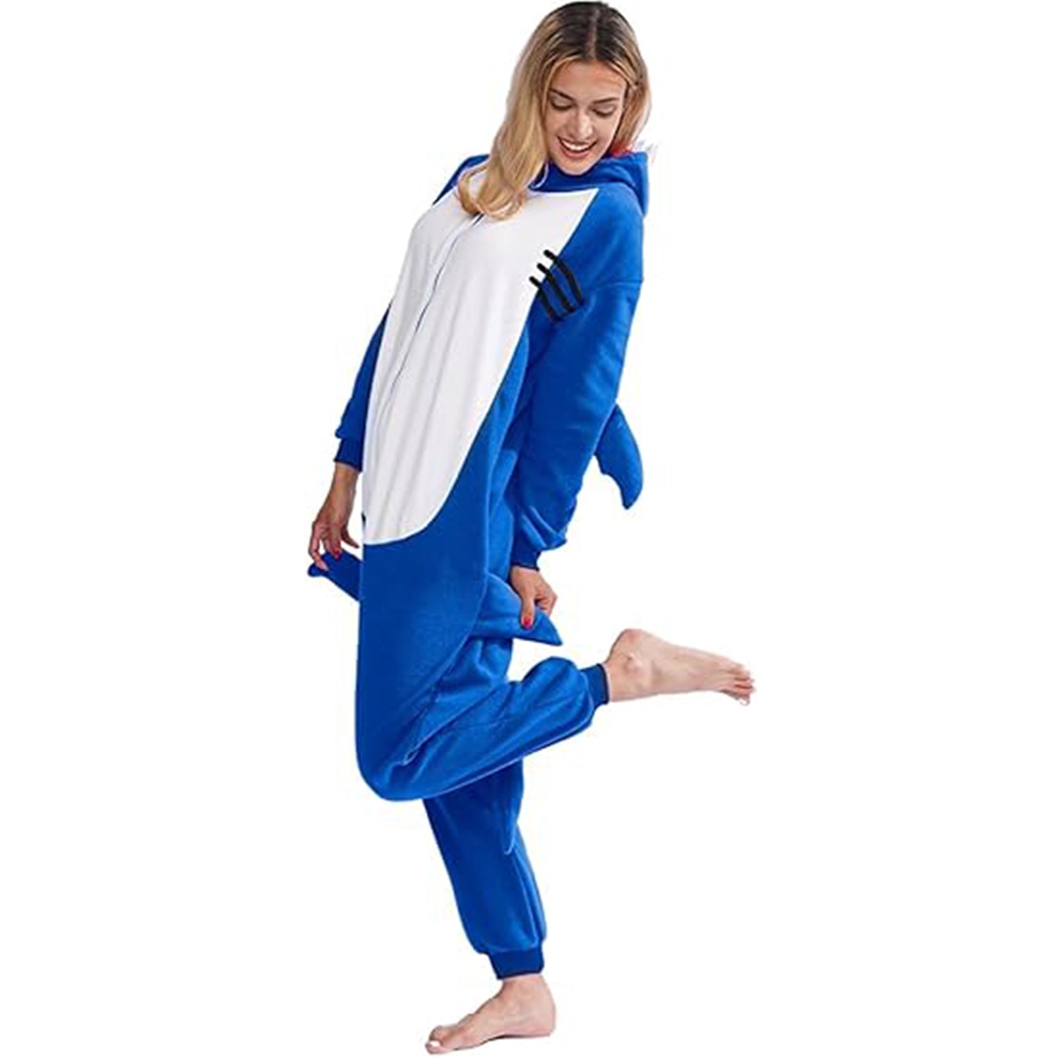 Blue Shark Onesie pajamas - vavalad