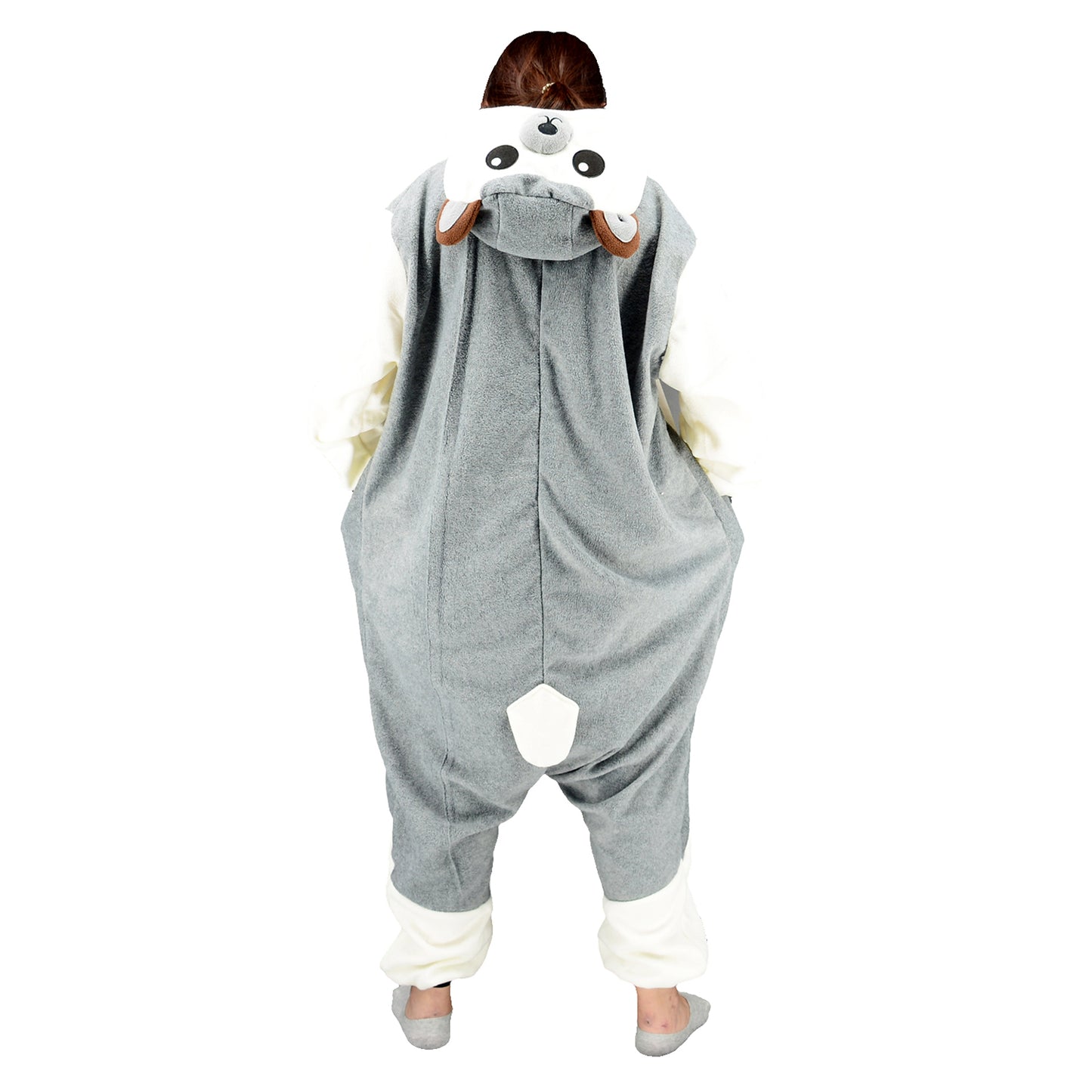 White Hedgehog Onesie Pajamas