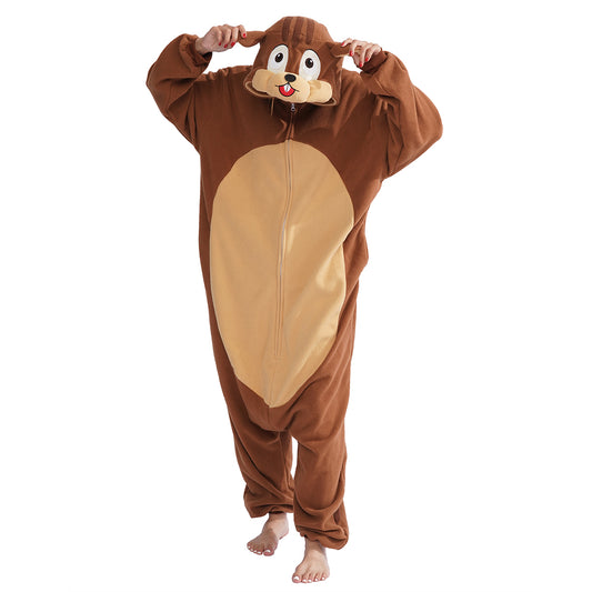 Squirrel Onesie Costume Pajamas