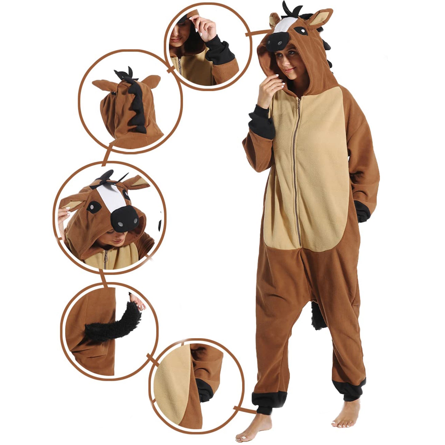 Horse Onesie Pajamas Costume