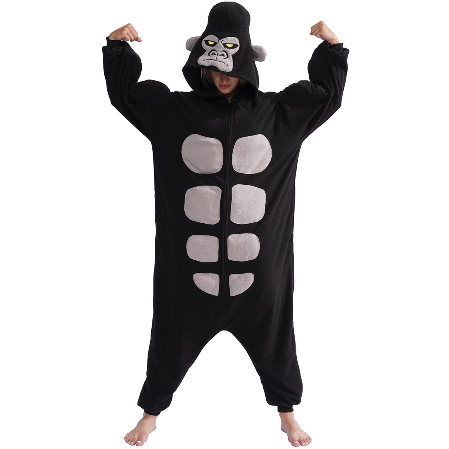 Chimpanzee Onesie Pajamas Costume