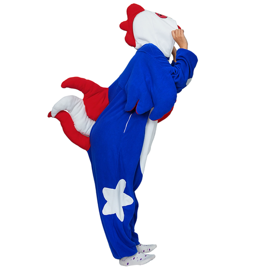 Blue Cock Onesie Pajamas Costume