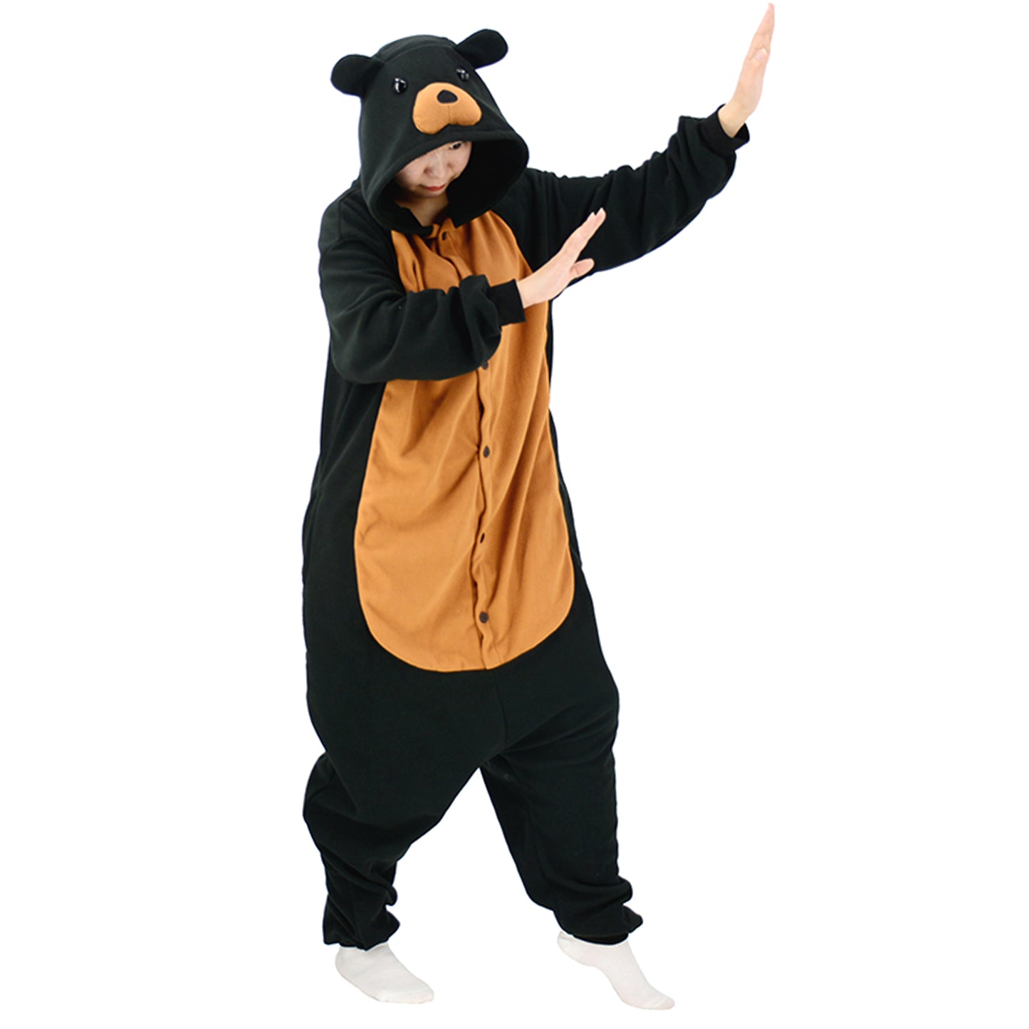 Adult Black Bear Onesie - vavalad