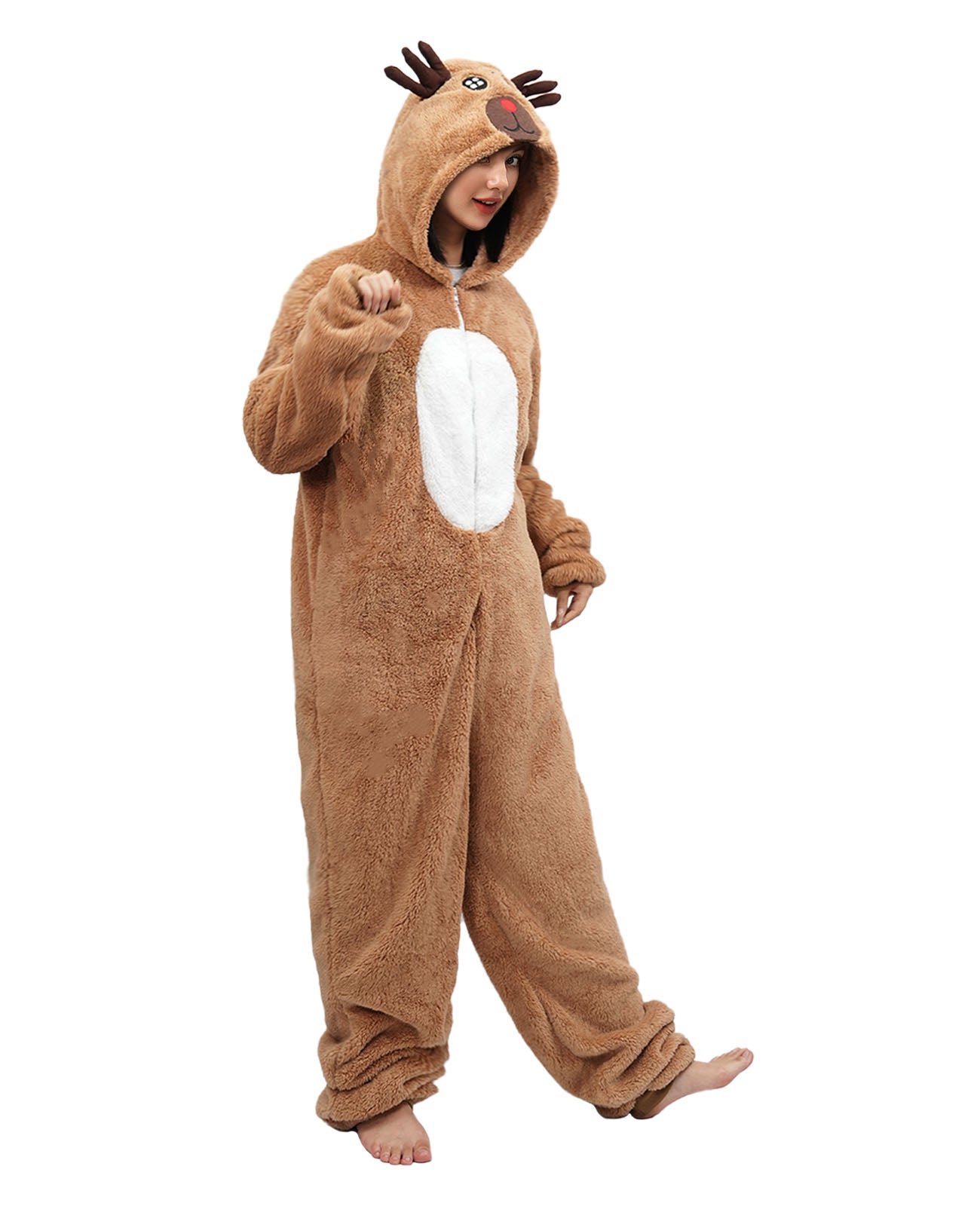 Adult Elk Onesie Costume