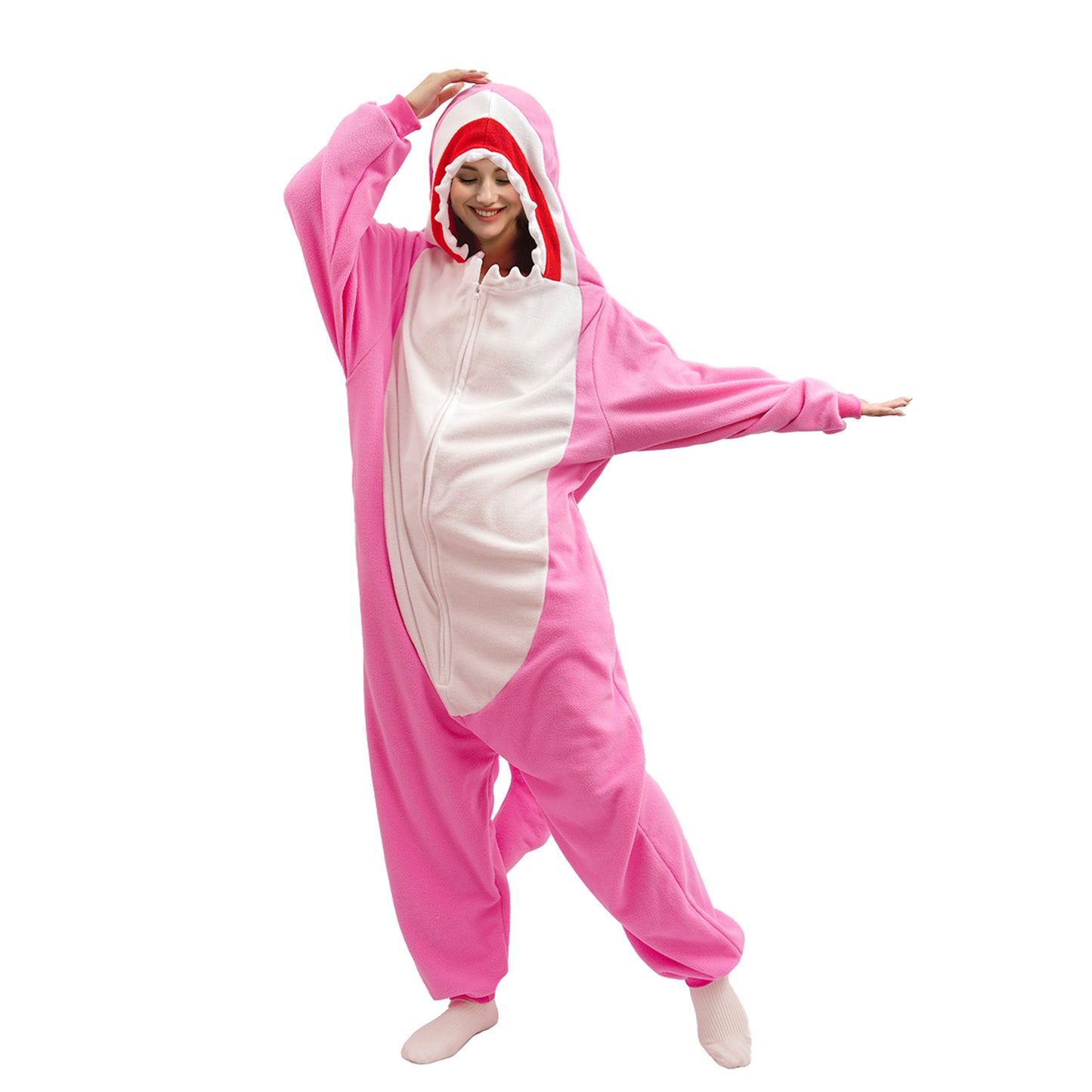 Adult Pink Shark costume - vavalad