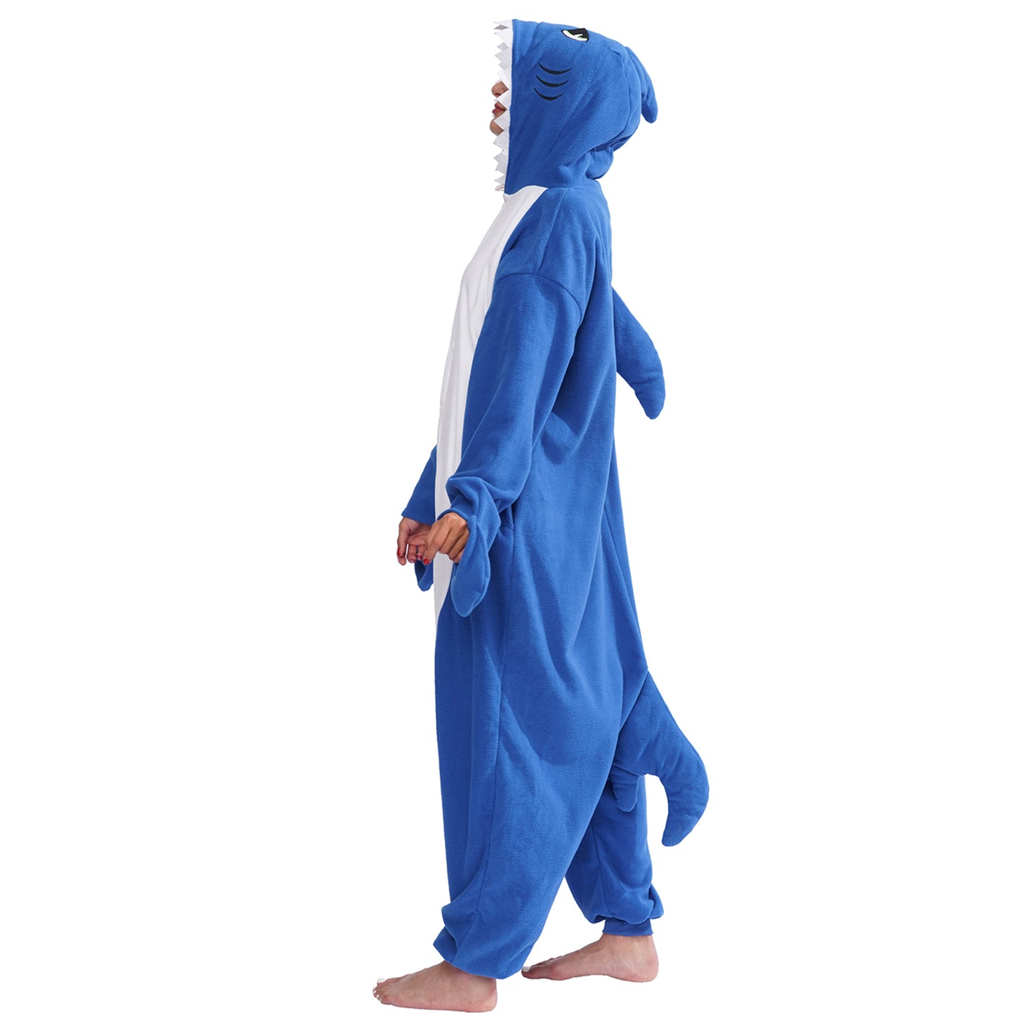 New Blue Shark Onesie pajamas - vavalad