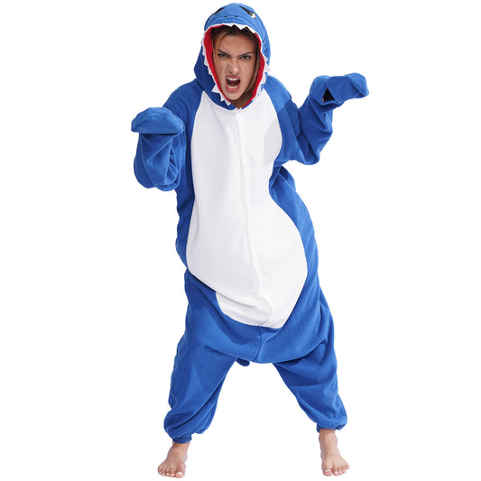 New Blue Shark Onesie pajamas - vavalad