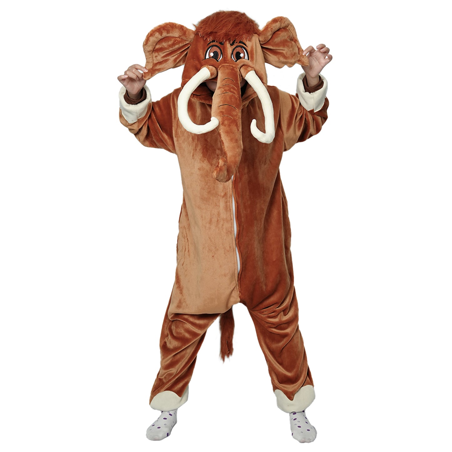 Mammoth Elephant Onesie Pajamas Costume