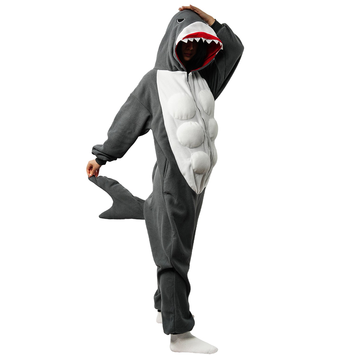 Sturdy Shark Onesie pajamas - vavalad