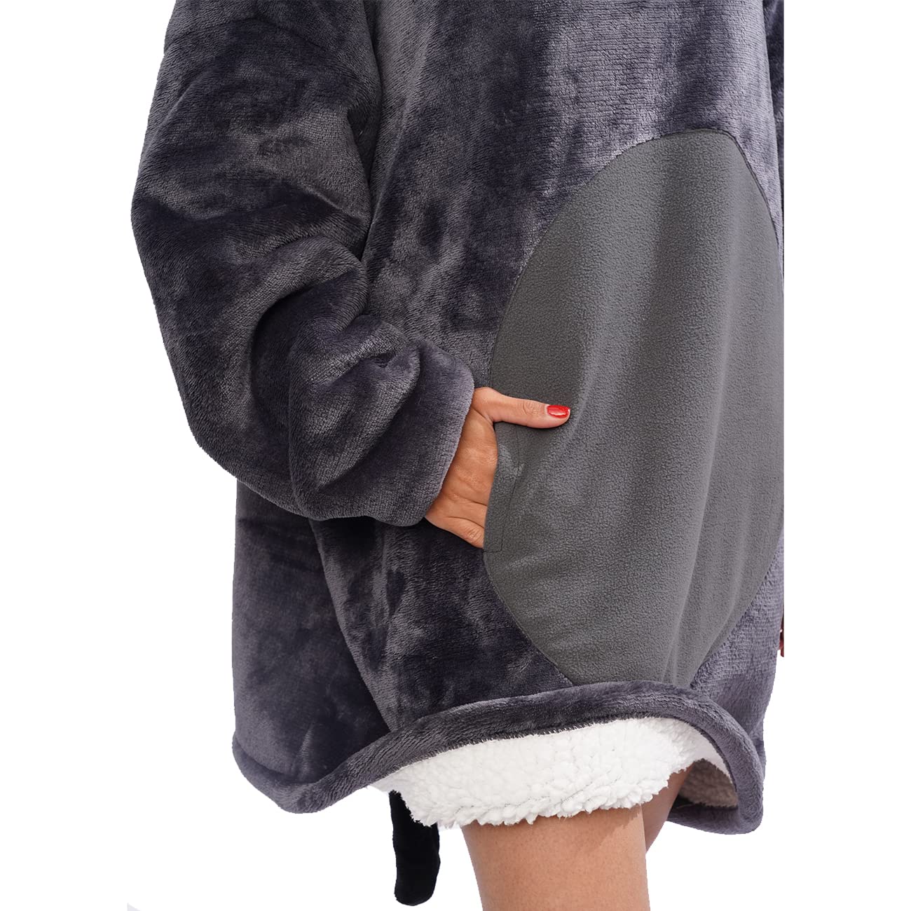 Raccoon Wearable Blanket Oversized