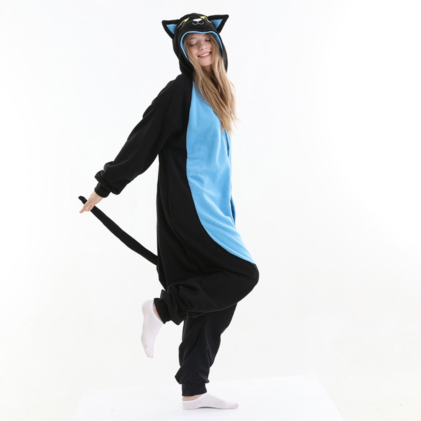 Blue Cat Onesie pajamas - vavalad