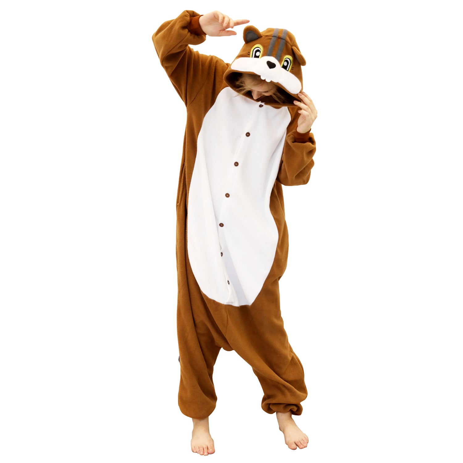 Chipmunk Costume Pajamas - vavalad