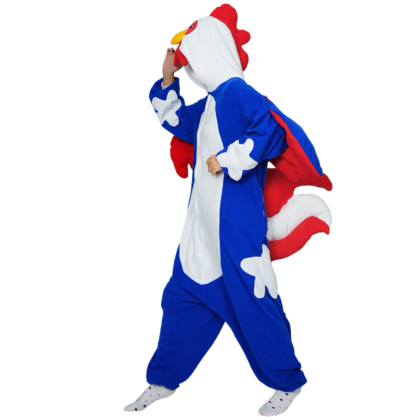 Blue Cock Onesie Pajamas Costume