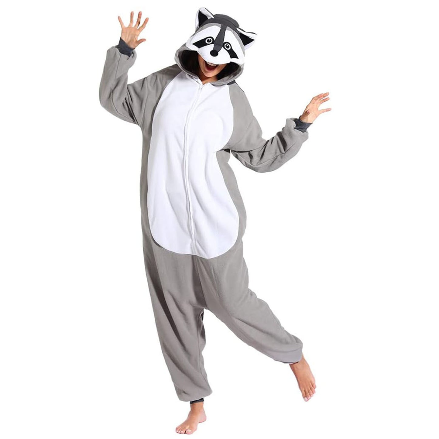 Raccoon Onesie Costume Pajamas