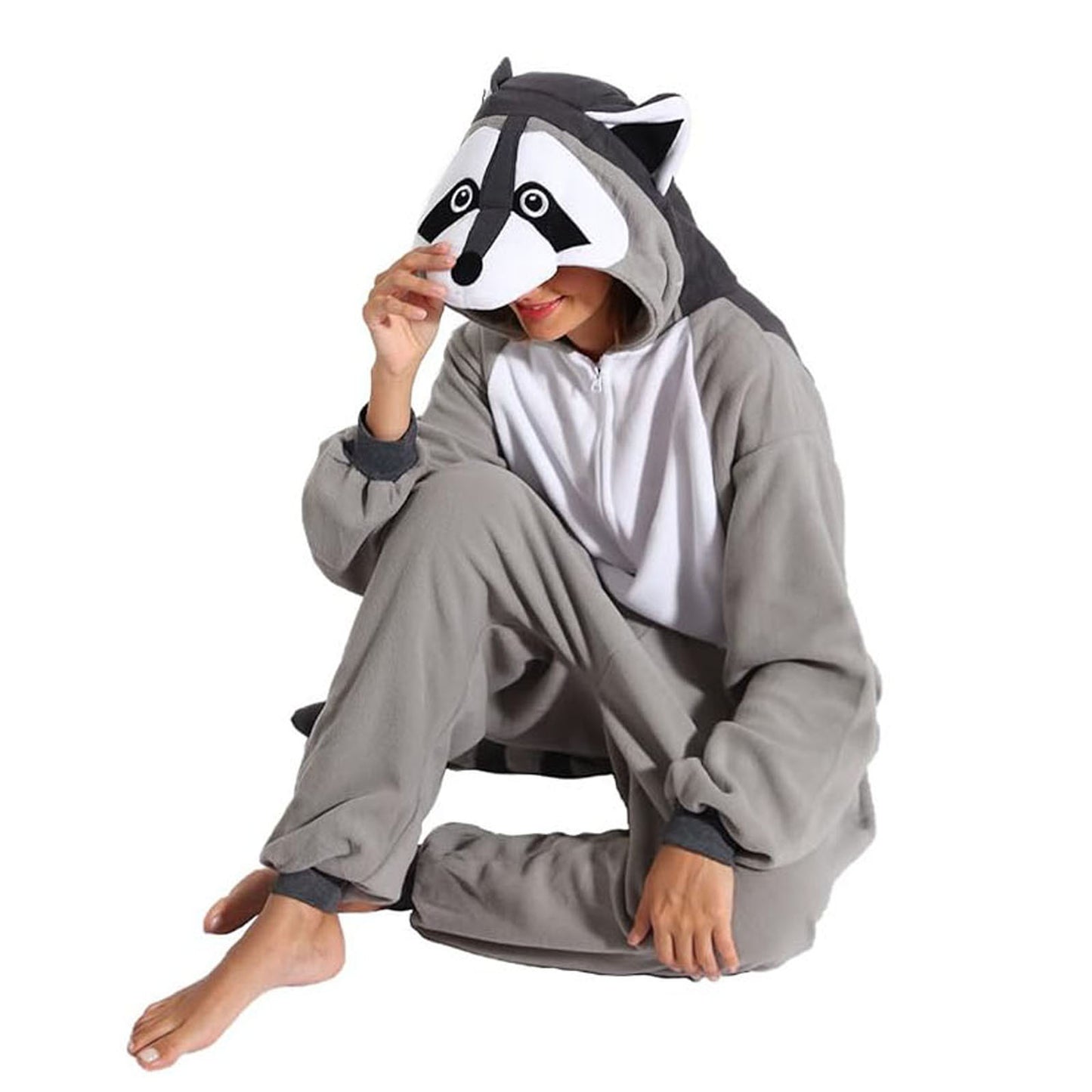 Raccoon Onesie Costume Pajamas