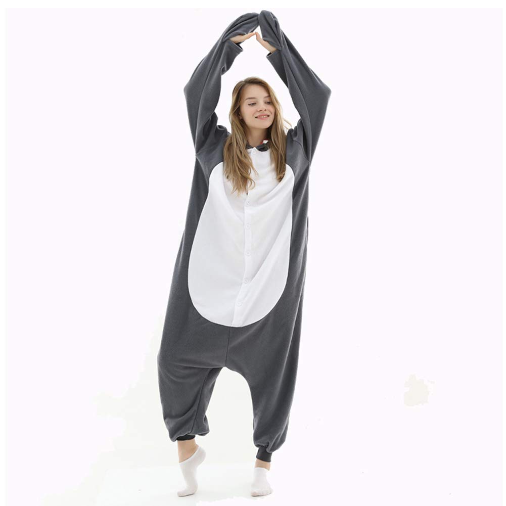 Grey Shark Onesie Pajamas Costume