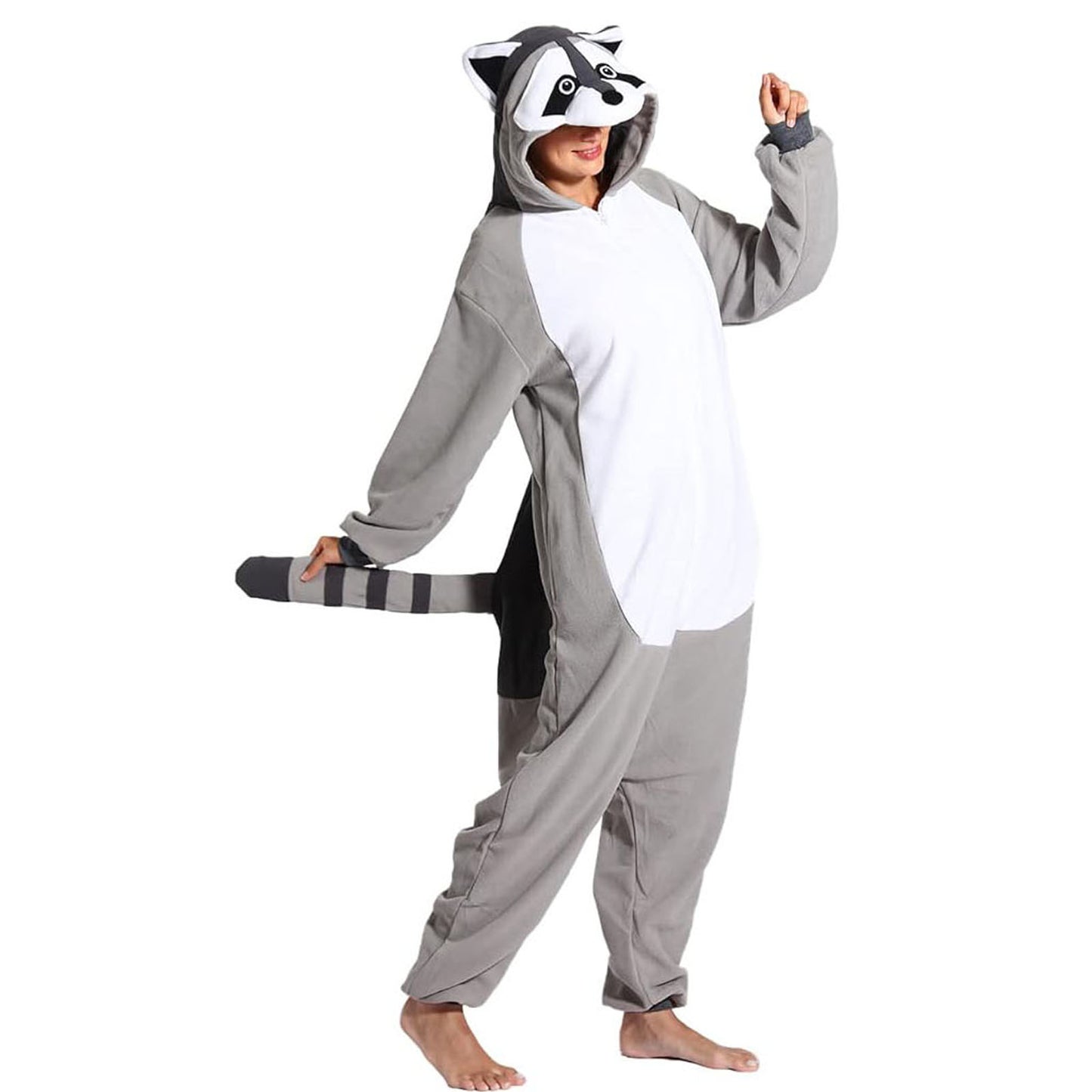 Raccoon Onesie Costume Pajamas