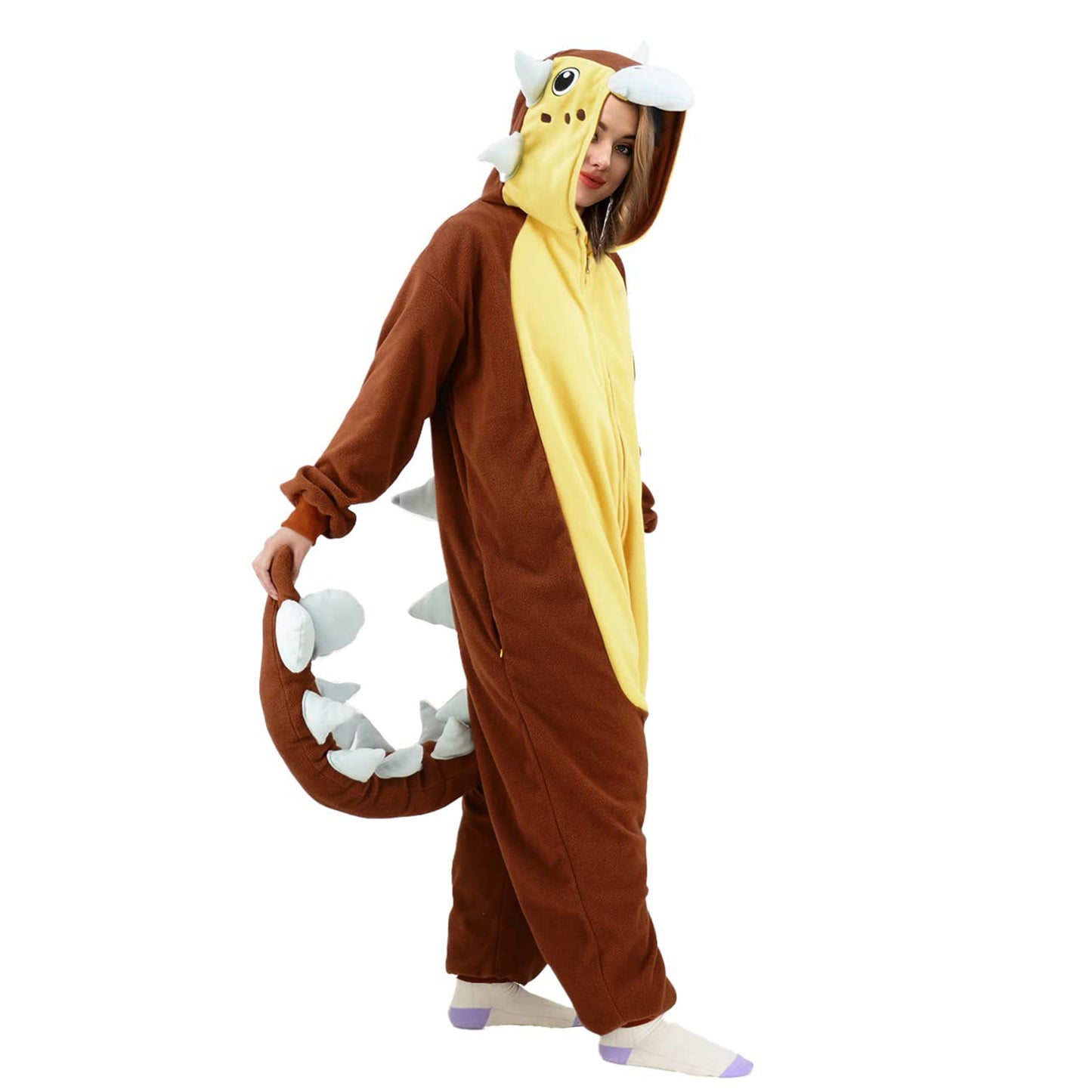 Ankylosaur Onesie Pajamas Costume