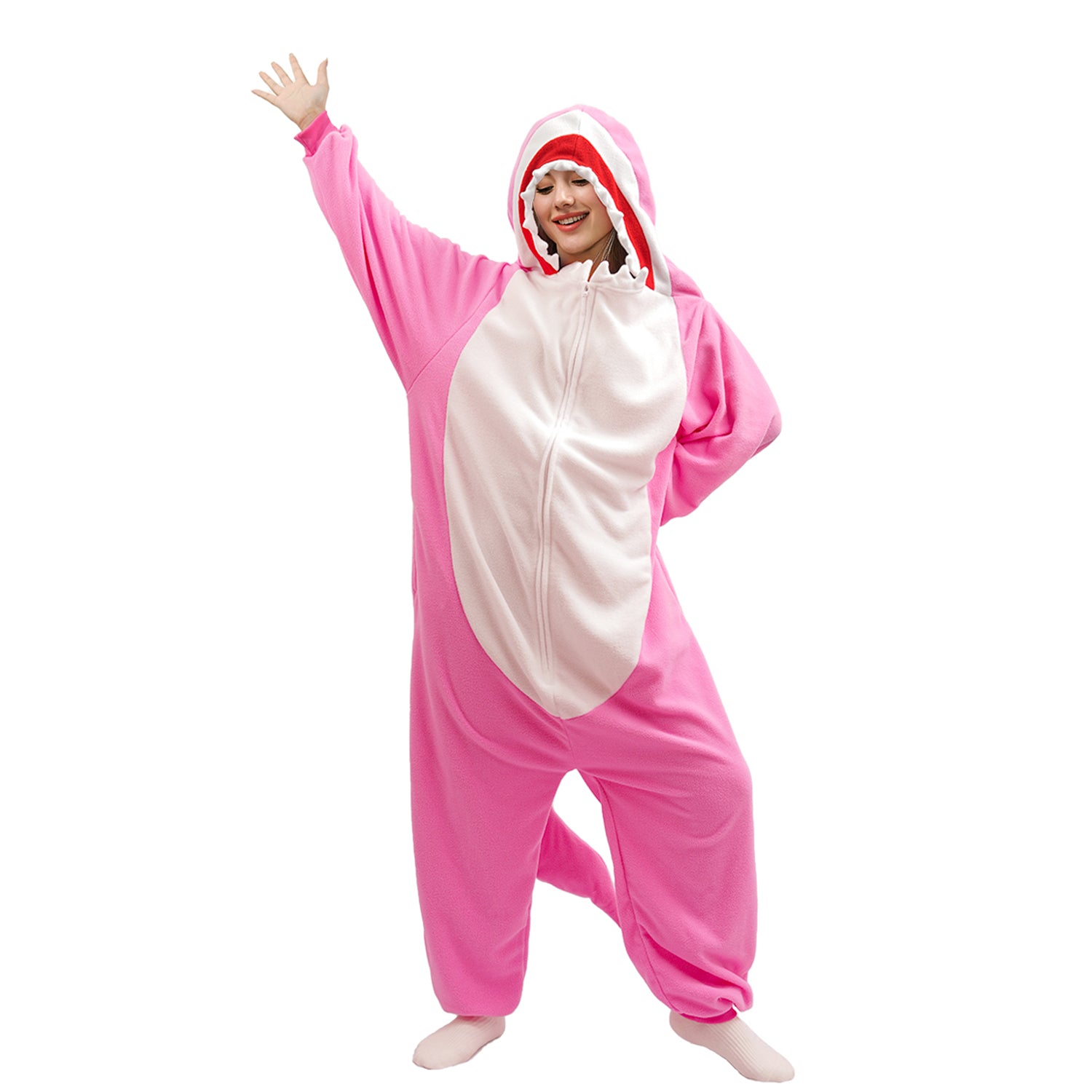 Adult Pink Shark costume - vavalad