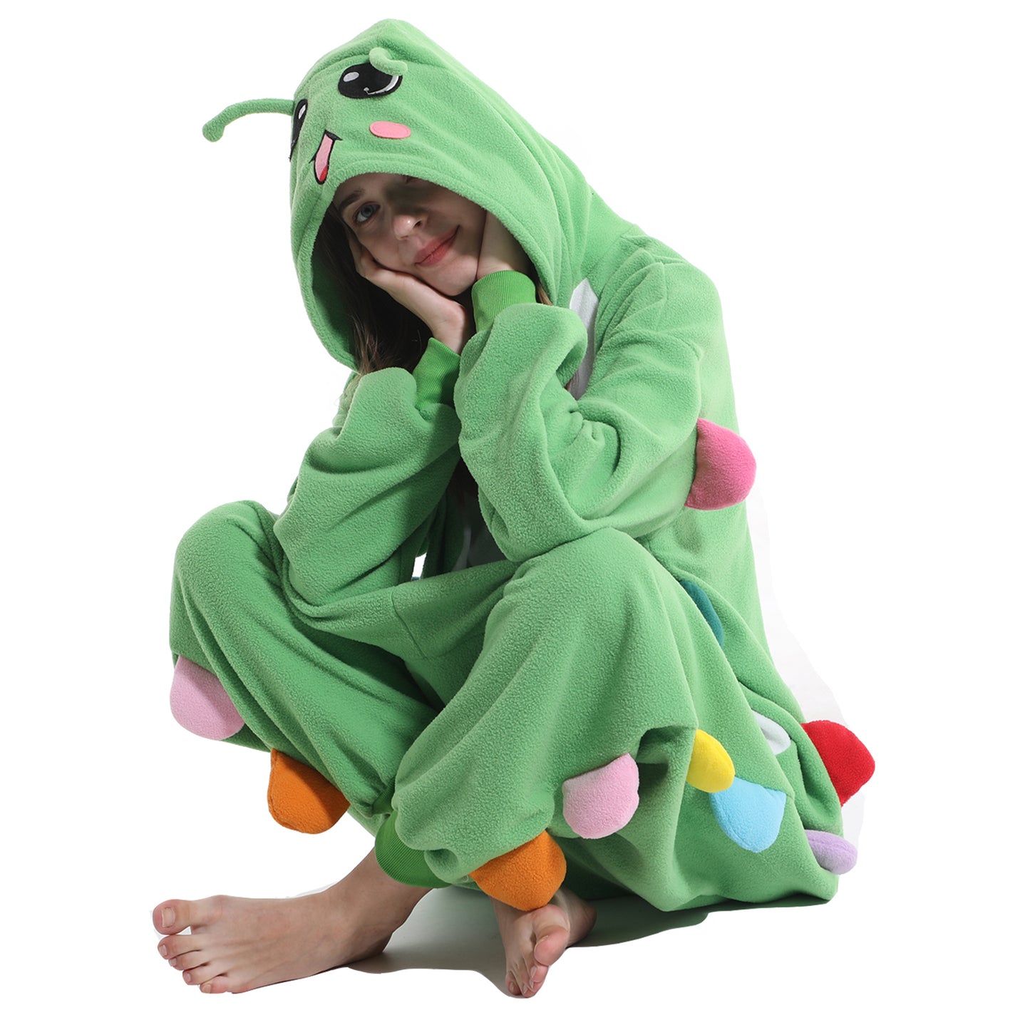 Adult Caterpillar Onesie pajamas - vavalad