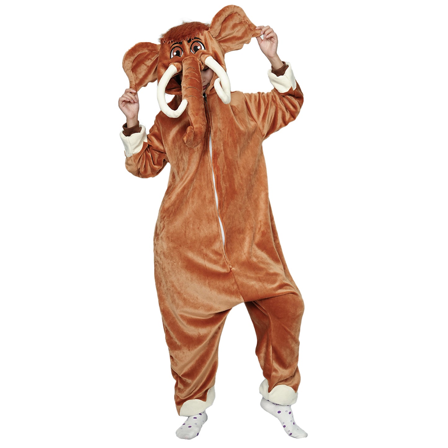 Mammoth Elephant Onesie Pajamas Costume