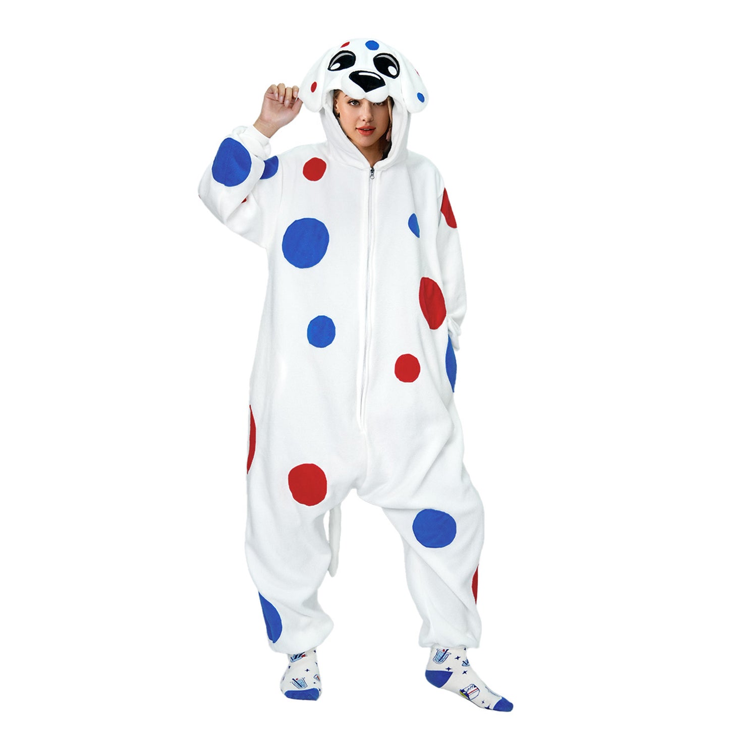 Adult Dalmatian Onesie Pajamas