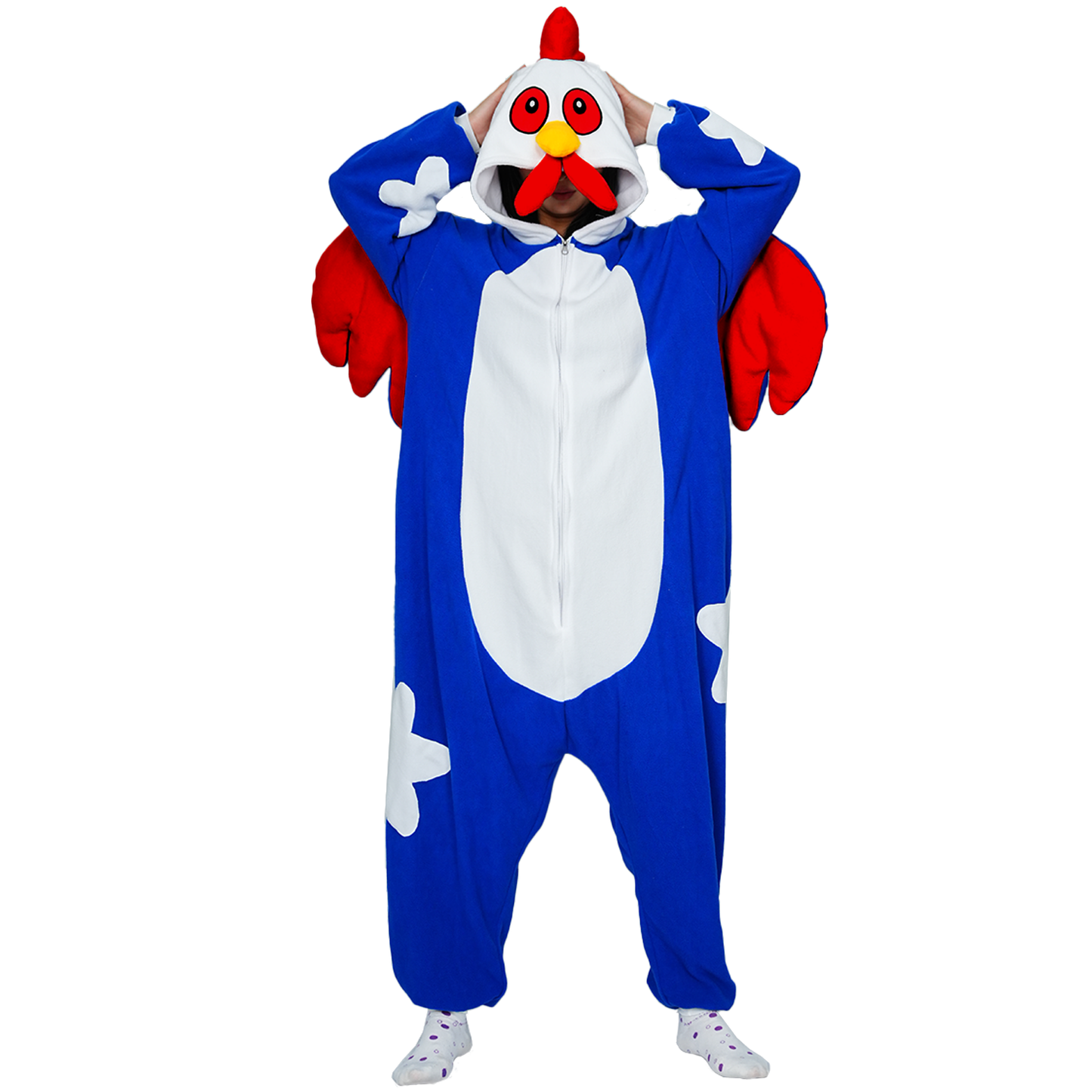 Blue Cock Onesie Pajamas Costume